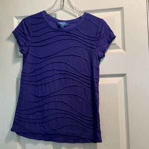 Women’s Simply Vera Purple Size small casual shirt